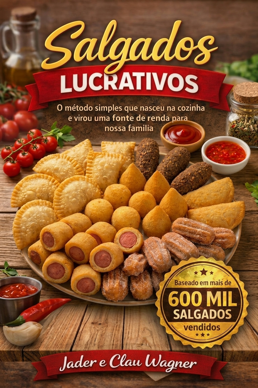 Capa do E-book Salgados Lucrativos